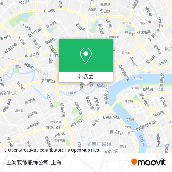 上海双能服饰公司地图