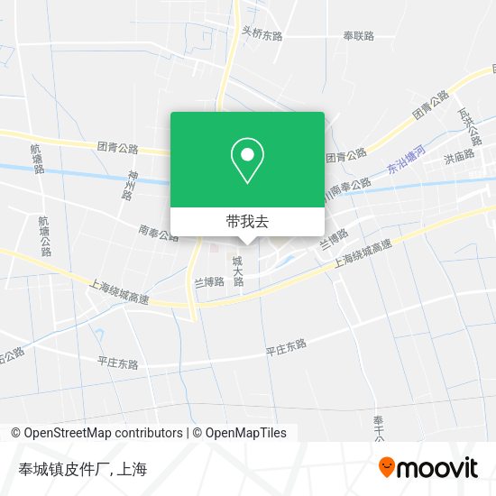 奉城镇皮件厂地图
