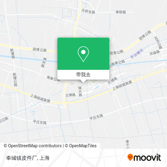 奉城镇皮件厂地图