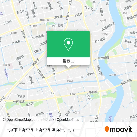 上海市上海中学上海中学国际部地图