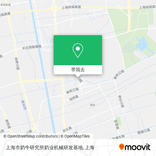 上海市奶牛研究所奶业机械研发基地地图