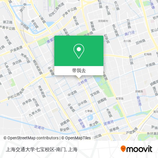 上海交通大学七宝校区-南门地图