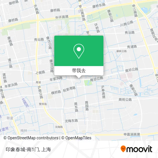 印象春城-南1门地图