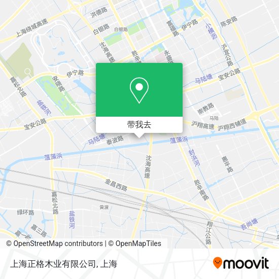 上海正格木业有限公司地图
