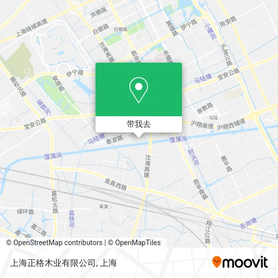 上海正格木业有限公司地图