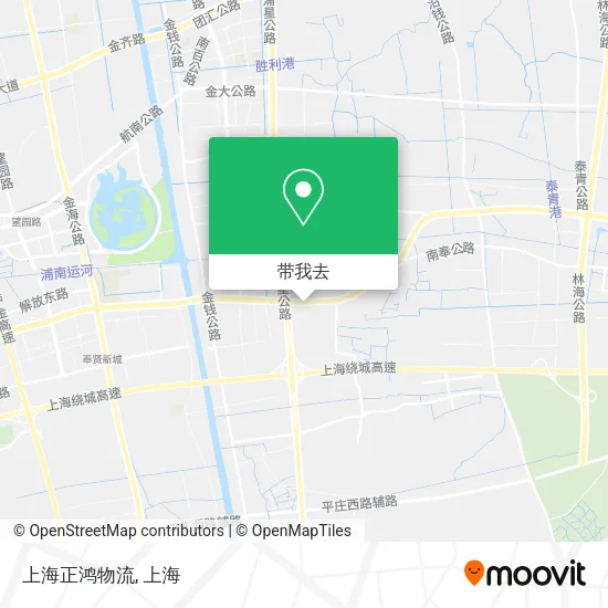 上海正鸿物流地图