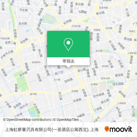 上海虹桥量刃具有限公司(一居酒店公寓西北)地图