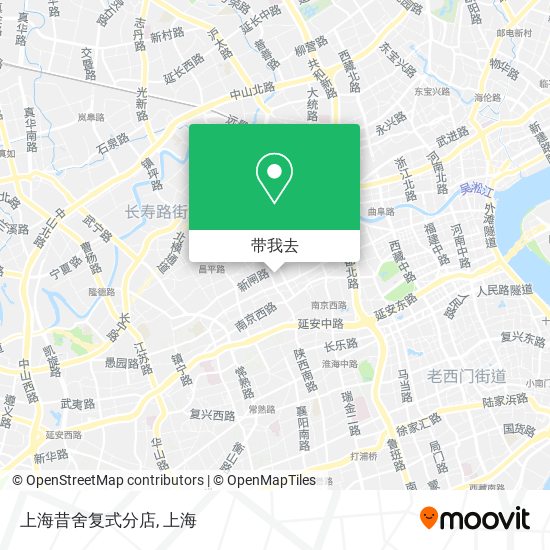 上海昔舍复式分店地图
