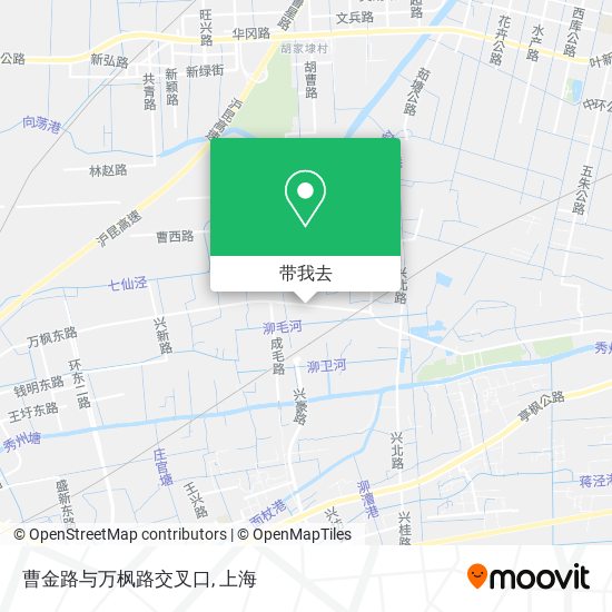曹金路与万枫路交叉口地图