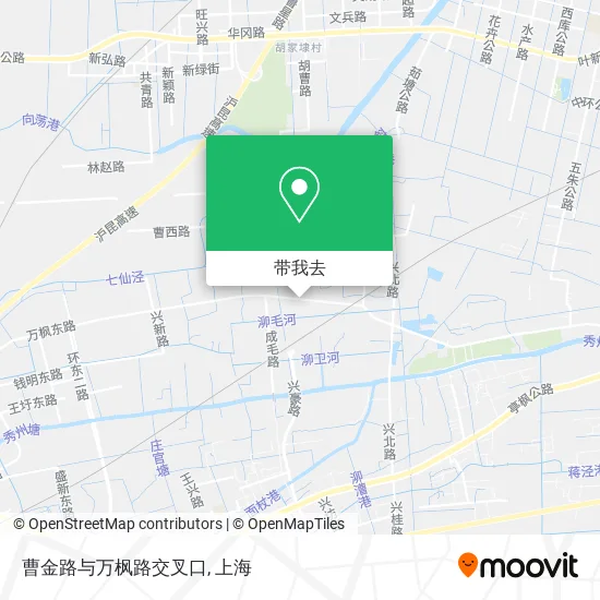 曹金路与万枫路交叉口地图