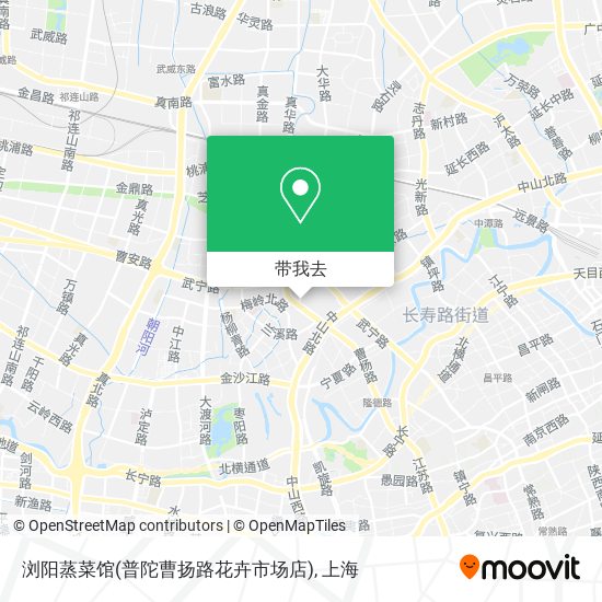 浏阳蒸菜馆(普陀曹扬路花卉市场店)地图