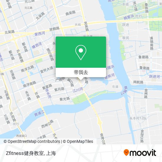 Zfitness健身教室地图