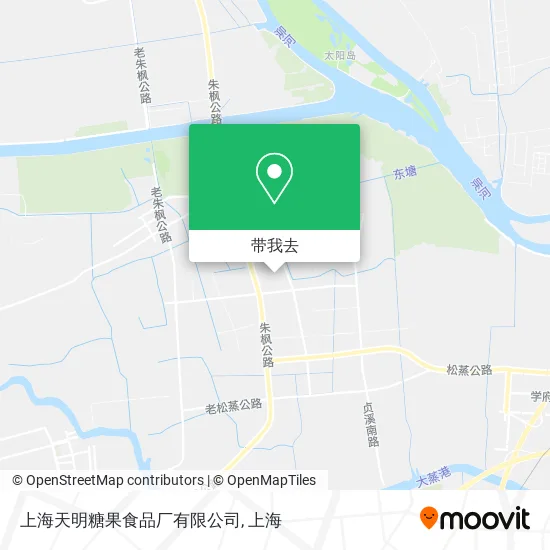 上海天明糖果食品厂有限公司地图