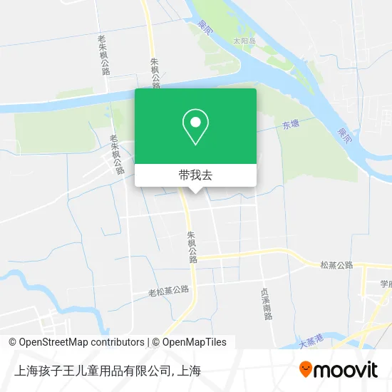 上海孩子王儿童用品有限公司地图