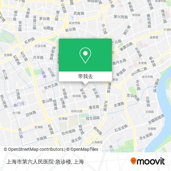 上海市第六人民医院-急诊楼地图