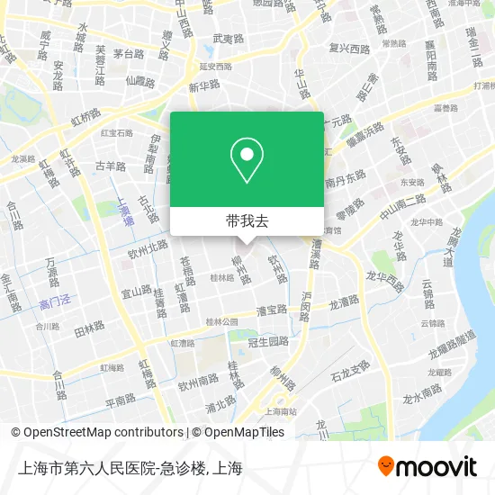 上海市第六人民医院-急诊楼地图