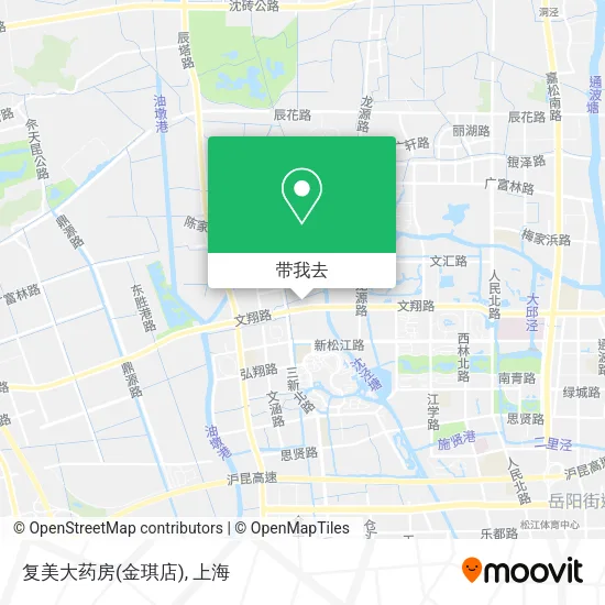 复美大药房(金琪店)地图
