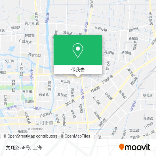 文翔路58号地图