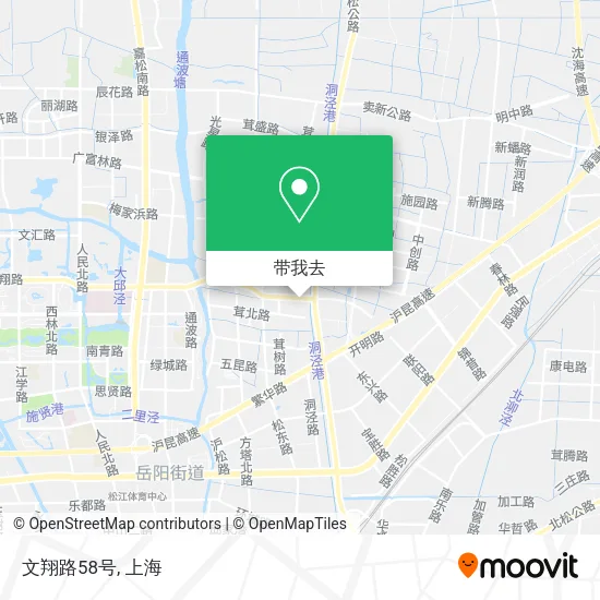文翔路58号地图