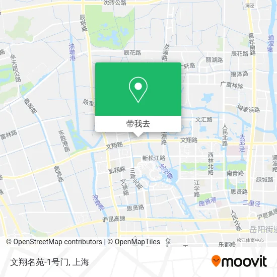 文翔名苑-1号门地图