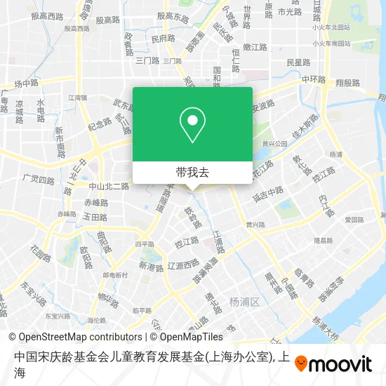 中国宋庆龄基金会儿童教育发展基金(上海办公室)地图
