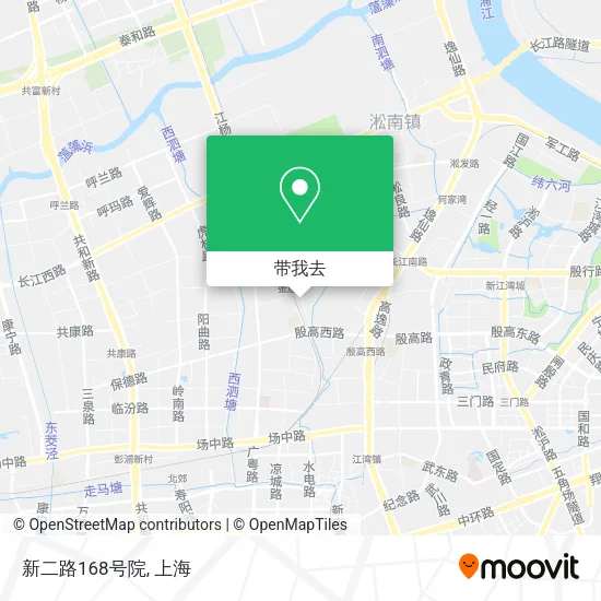 新二路168号院地图