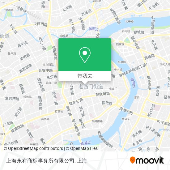上海永有商标事务所有限公司地图