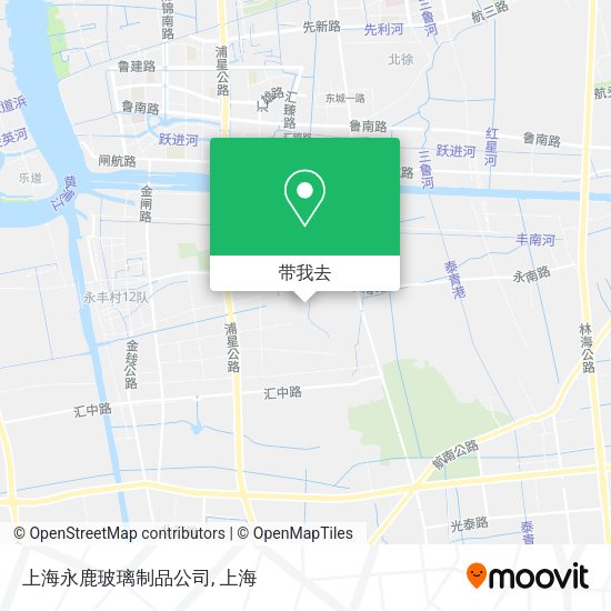 上海永鹿玻璃制品公司地图