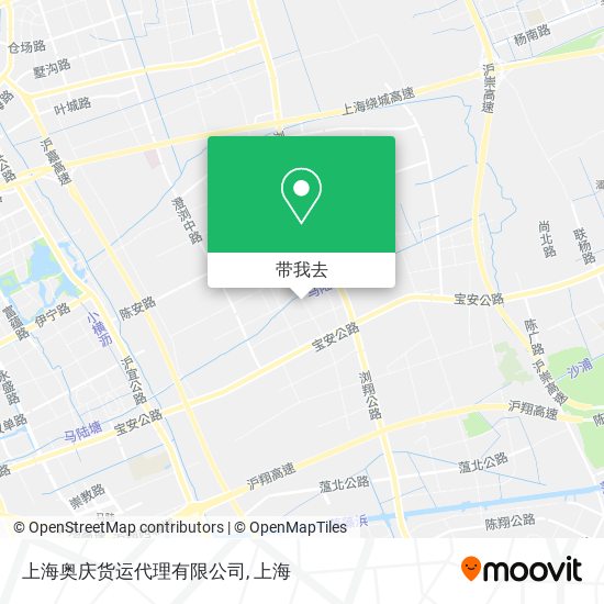 上海奥庆货运代理有限公司地图