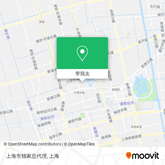 上海市独家总代理地图