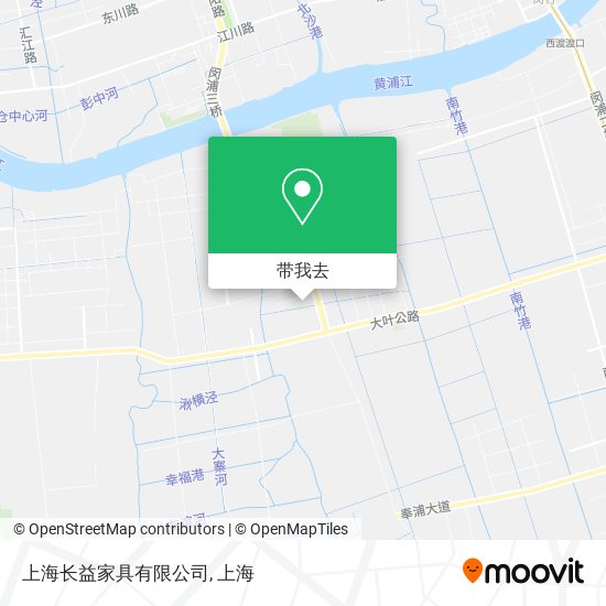 上海长益家具有限公司地图