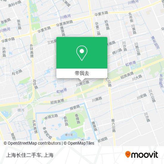 上海长佳二手车地图