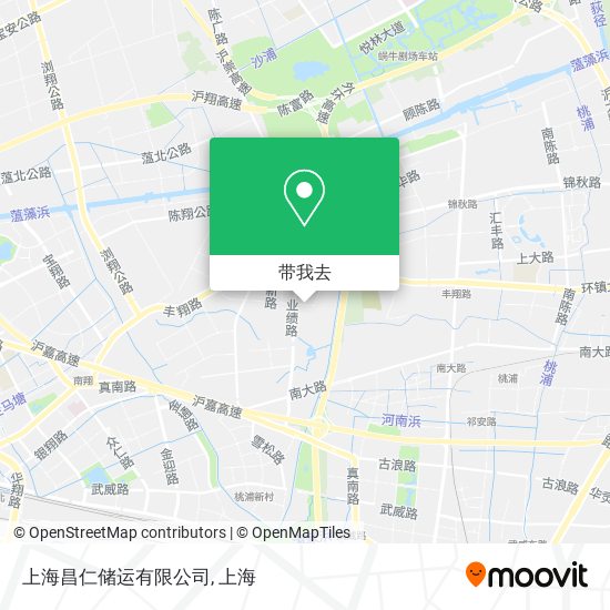 上海昌仁储运有限公司地图