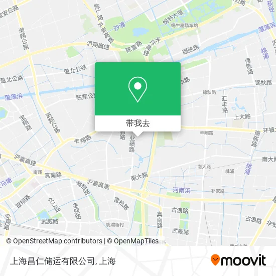 上海昌仁储运有限公司地图