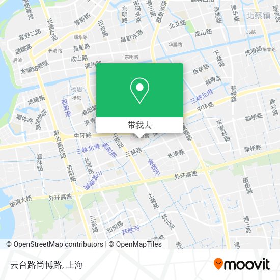 云台路尚博路地图