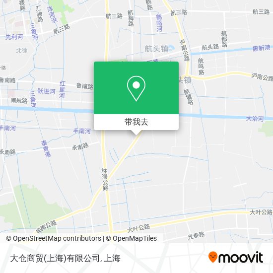 大仓商贸(上海)有限公司地图