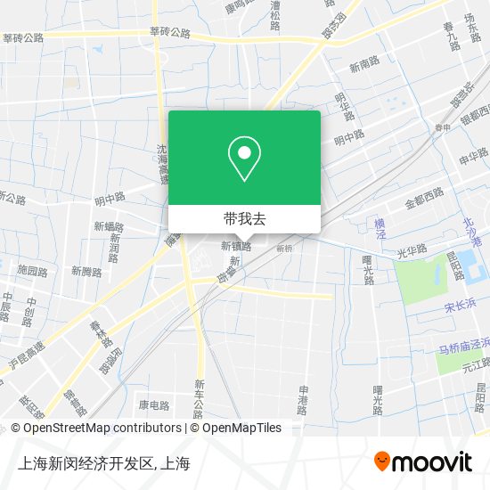 上海新闵经济开发区地图