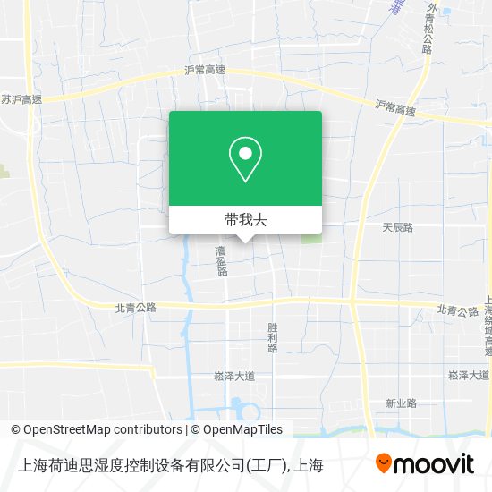 上海荷迪思湿度控制设备有限公司(工厂)地图
