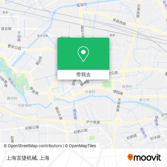 上海宜捷机械地图