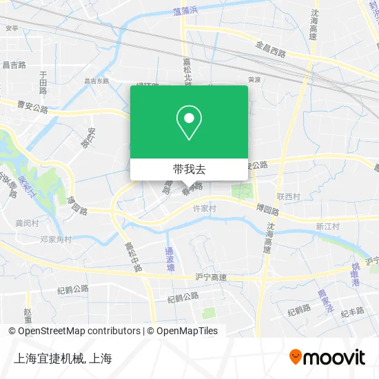 上海宜捷机械地图