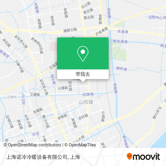 上海诺冷冷暖设备有限公司地图