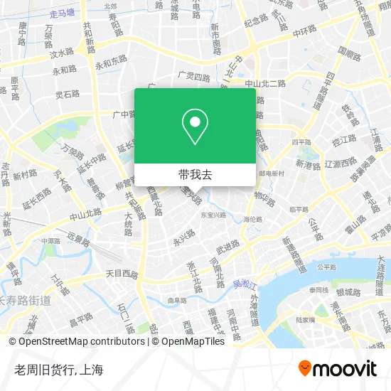 老周旧货行地图