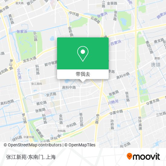 张江新苑-东南门地图
