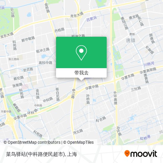 菜鸟驿站(中科路便民超市)地图