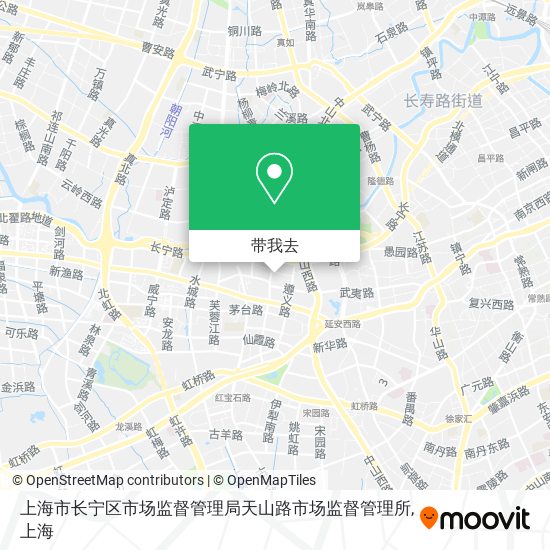上海市长宁区市场监督管理局天山路市场监督管理所地图