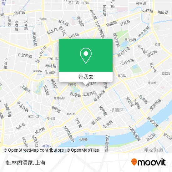 虹林阁酒家地图