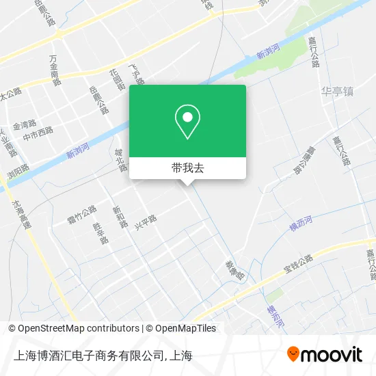 上海博酒汇电子商务有限公司地图