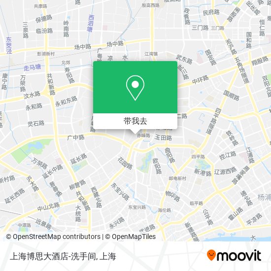 上海博思大酒店-洗手间地图