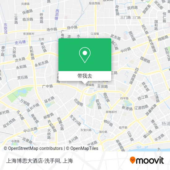 上海博思大酒店-洗手间地图