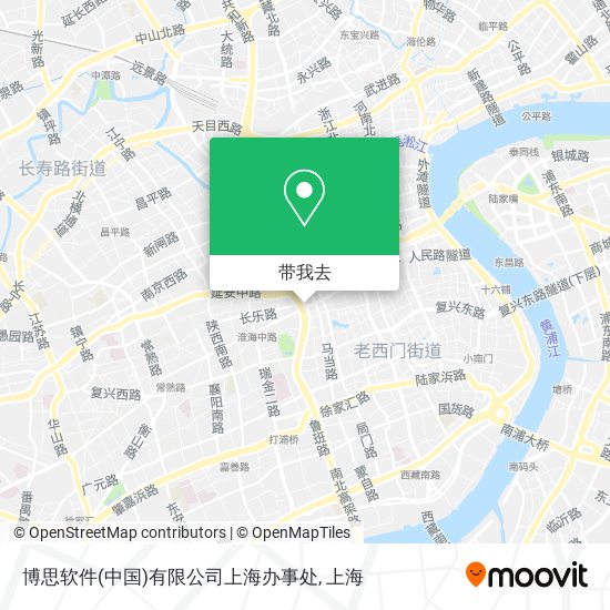 博思软件(中国)有限公司上海办事处地图